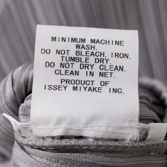 Issey Miyake Pleats Please Silver Grey Top - Picture 8 of 8